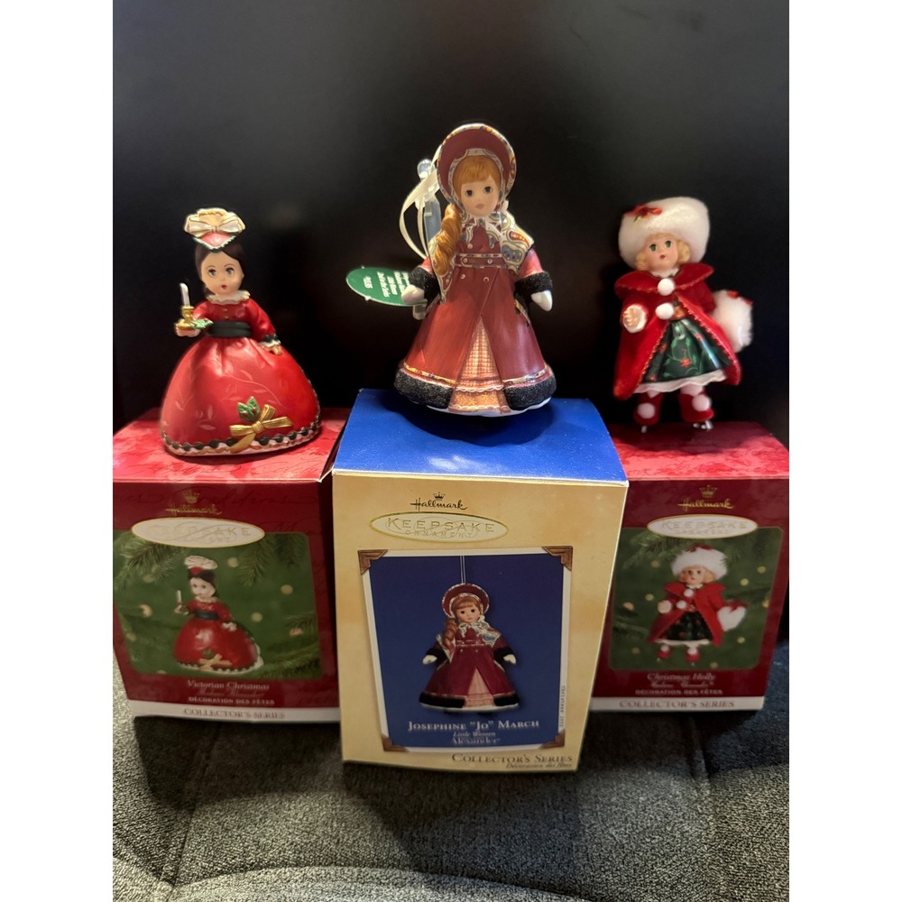 Hallmark Madame Alexander Ornament Lot 3pc